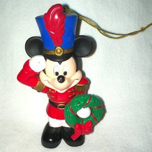Vintage Disney Mickey Mouse Nutcracker Christmas Ornament